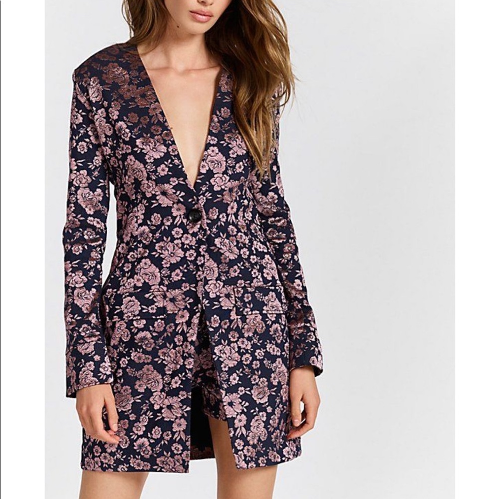 Black blazer & short set